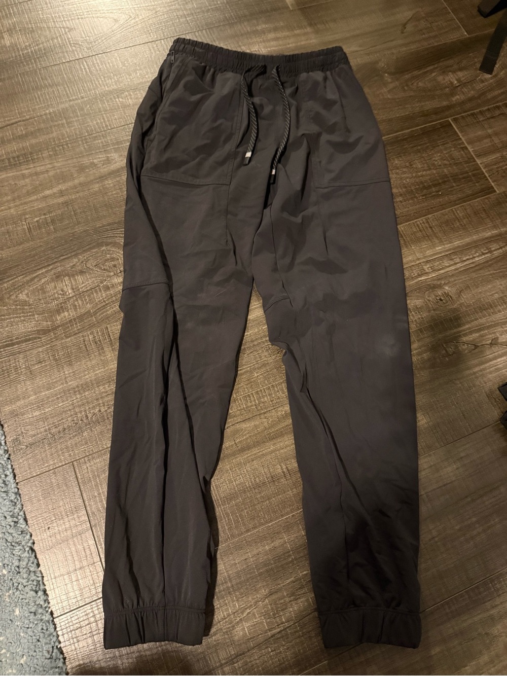 Women’s Black Jogger Pants with Elastic Waist